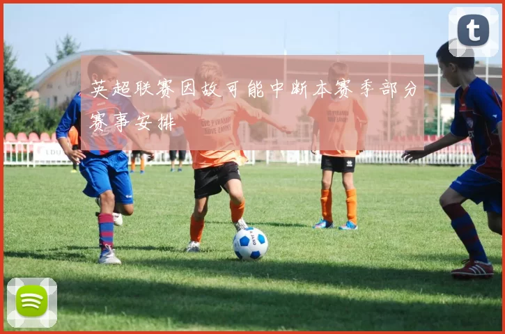 英超联赛因故可能中断本赛季部分赛事安排