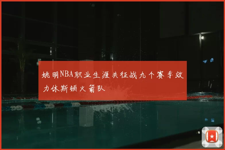 姚明NBA职业生涯共征战九个赛季效力休斯顿火箭队